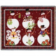 Six Snowman Blanket