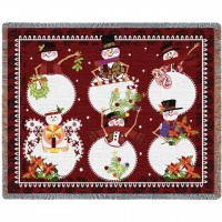 Six Snowman Blanket