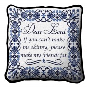 Skinny Textured Hand Finished Elegant Woven Throw Pillow Cover 100% Cotton  Size 17x17