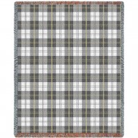 Soft Greyish Grey Plaid Blanket