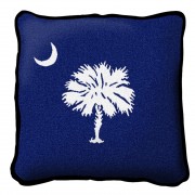 South Carolina State - Palmetto Moon Blue - - Throw Pillow