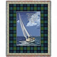 Anyone Can Be a Father But It Takes Someone Special To Be A Dad - Cotton Woven Blanket Throw -  (72x54)