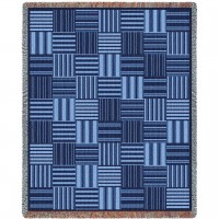 Tile Blue Blanket