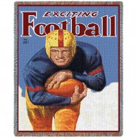 Sports - Power of West Point - Vintage Football Poster - Cotton Woven Blanket Throw -  (72x54)