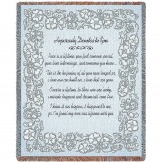 Hopelessly Devoted to You - Cotton Woven Blanket Throw -  (72x54)