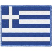 Greek Flag, Flag of Greece Blanket 48x69 inch