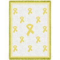 Yellow Ribbon Blanket 48x69 inch