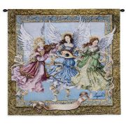 Angelic Trio Wall Tapestry 26x24 inch