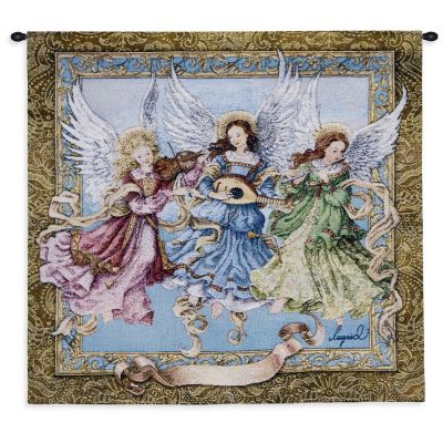 Angelic Trio Wall Tapestry 26x24 inch - 666576104742 - 5119-WH