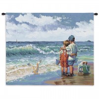 Summer Daze Wall Tapestry by Artist Lucelle Raad 36x26 inch