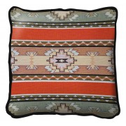 Rimrock Textured Hand Finished Elegant Woven Throw Pillow Cover 100% Cotton  Size 17x17