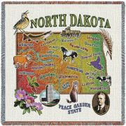 North Dakota State Small Blanket 54x54 inch