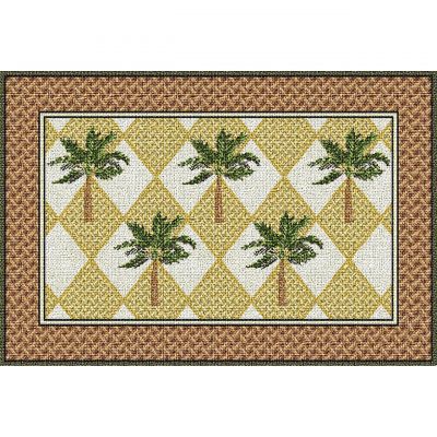 Colonial Palms Placemat 18x13 inch - 666576045809 - 1038-PM
