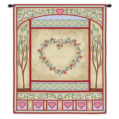 Love Quilt Pastel Wall Tapestry 26x32 inch - 666576080008 - 3448-WH