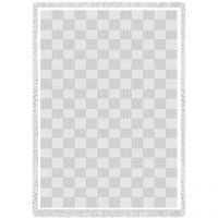Classic White Natural Small Blanket 48x35 inch