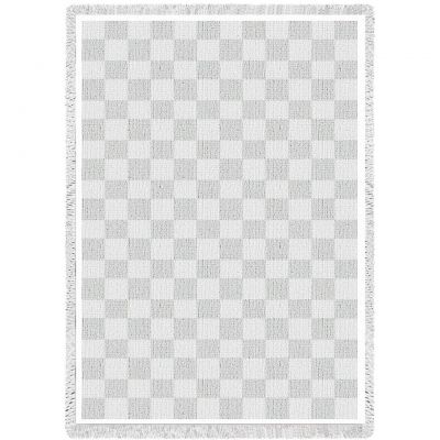 Classic White Natural Small Blanket 48x35 inch - 666576009061 - 5965-A