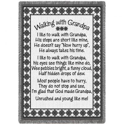 Grandpa Blanket 48x69 inch - 666576088172 - 3819-A