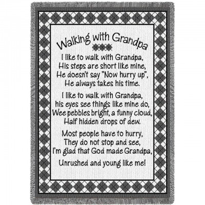 Grandpa Blanket 48x69 inch - 666576088172 - 3819-A