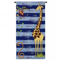 Growth Chart Wall Tapestry 17x35 inch