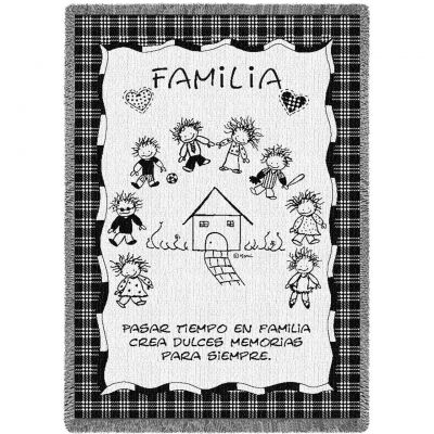 Family Memories Spanish Blanket 48x69 inch - 666576076346 - 3389-A