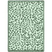 Fun Leopard Green Blanket 48x69 inch