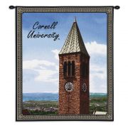 Cornell University -CM Tower Wall Tapestry 26x34 inch