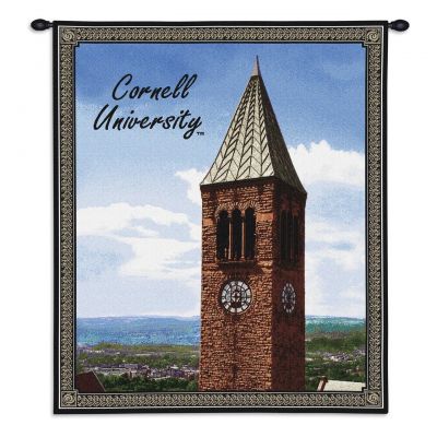 Cornell University -CM Tower Wall Tapestry 26x34 inch -  - 4672-WH