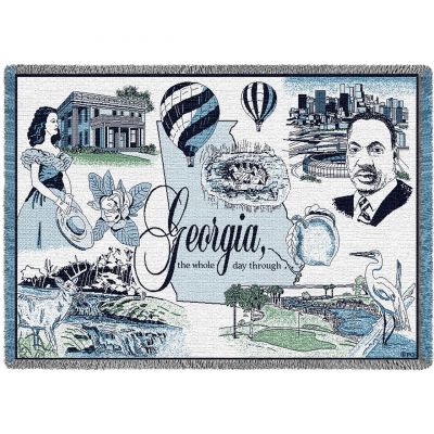Georgia Blanket 48x69 inch - 666576002963 - GA-A