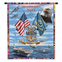 Navy Chiefs Wall Tapestry 26x34 inch