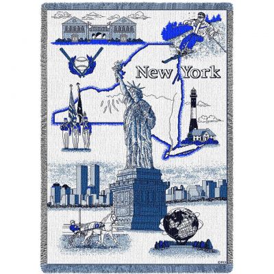 New York Blanket 48x69 inch - 666576003175 - NY-A