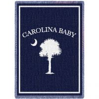 Carolina Baby Blue Small Blanket 35x48 inch