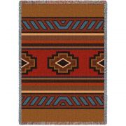 Chimayo Tapestry Throw is 53 x 70 inch