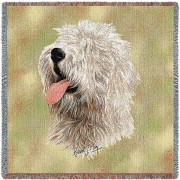 Old English Sheepdog -Lap Square Blanket