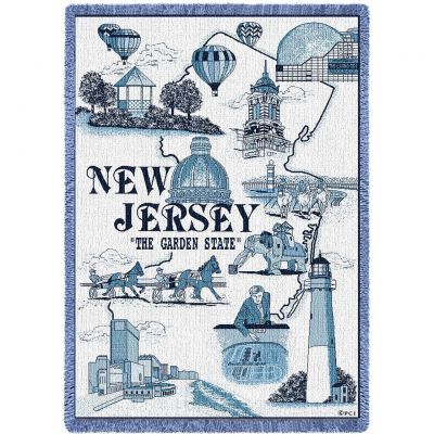 New Jersey Blanket 48x69 inch - 666576003151 - NJ-A