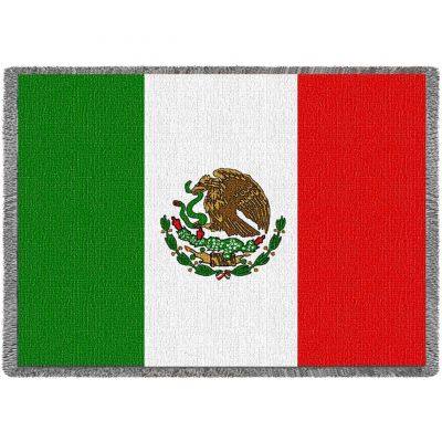 Mexico Flag Blanket 48x69 inch - 666576030720 - 1398-A