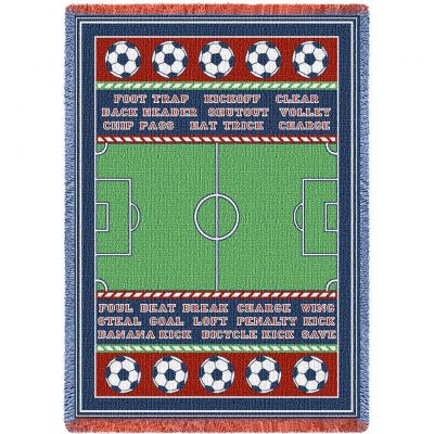 Soccer Field Blanket 48x69 inch - 666576097822 - 4380-A