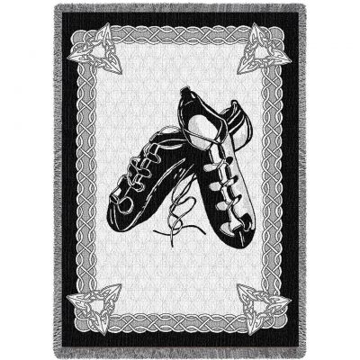 Irish Dance Shoes Blanket 48x69 inch - 666576012290 - 926-A