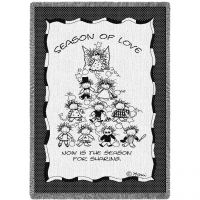 Season Of Love Blanket by Artist Marci 48x69 inch