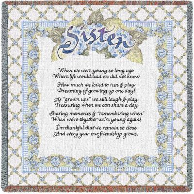 Sisters Small Blanket 54x54 inch - 666576024583 - 1274-LS