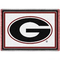 University of Georgia Logo Small Stadium Blanket 48x35 inch