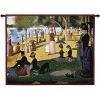 A Sunday Afternoon on the Island of La Grande Jatte Wall Tapestry