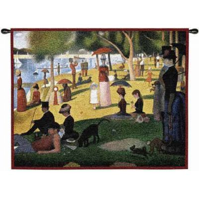 A Sunday Afternoon on the Island of La Grande Jatte Wall Tapestry - 666576033547 - 1410-WH