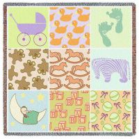 Baby Nine Patch Small Blanket 53x53 inch
