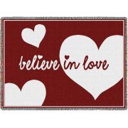 Believe In Love Blanket 48x69 inch
