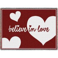 Believe In Love Blanket 48x69 inch