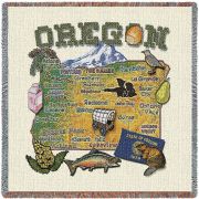Oregon State Small Blanket 54x54 inch