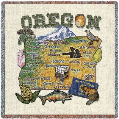 Oregon State Small Blanket 54x54 inch - 666576090229 - 3912-LS