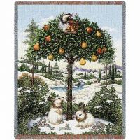 Partridge In A Pear Tree Blanket 54x70 inch