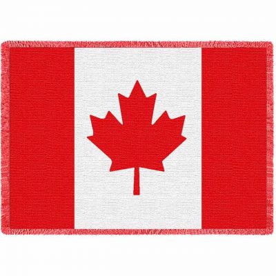 Canadian Flag Blanket 48x69 inch - 666576007241 - 952-A