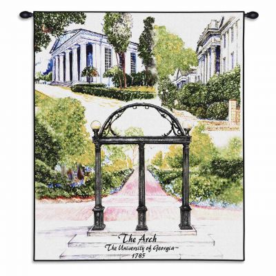 University of Georgia Arch Wall Tapestry 26x34 inch -  - 4652-WH